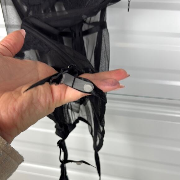 Victoria's Secret Black Bra with Sheer Panels and Boning - Picture 3 of 7